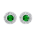 10kw color ens prong emerald earrings 2/250ct, fr1029-1wd