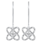 Silver Diamond Earrings 1/4 ctw, Fernbaugh's Jewelers, ER10446-SSF