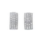 silver (slv 995) fancy fashion earrings