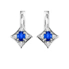 14kw color ens prong sapphire earrings 1/12ct, rg71625-4wc
