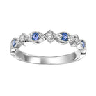 14kw mix prong sapphire band 1/20ct, rg71283-4wc