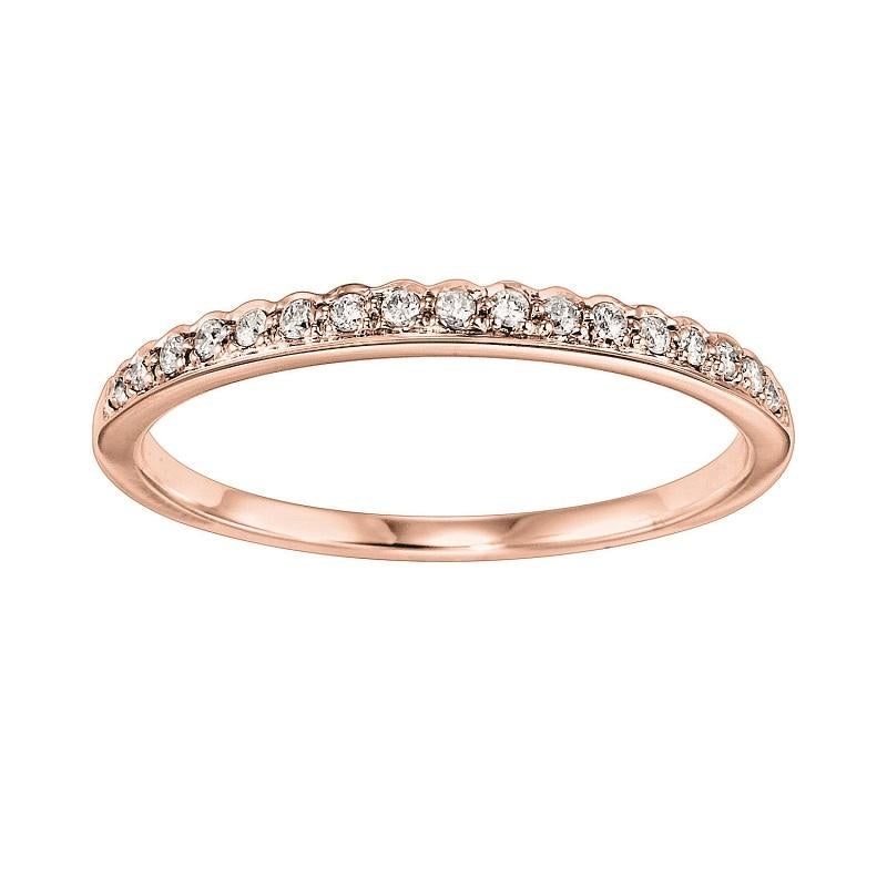 14kr mix prong diamond band 1/10ct, bd71394-4wc