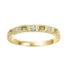 10ky mix bezel citrine band 1/12ct