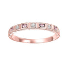 14kr mix bezel pink tourmaline band 1/12ct, pc6200p2-4w