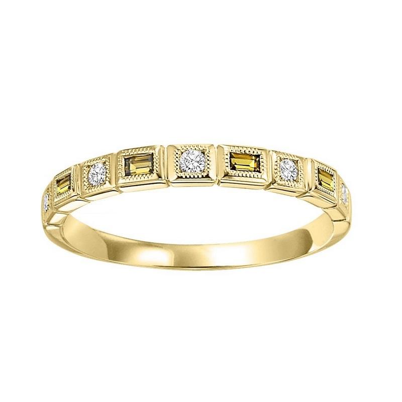 14ky mix bezel citrine band 1/20ct, rg10790-4wd
