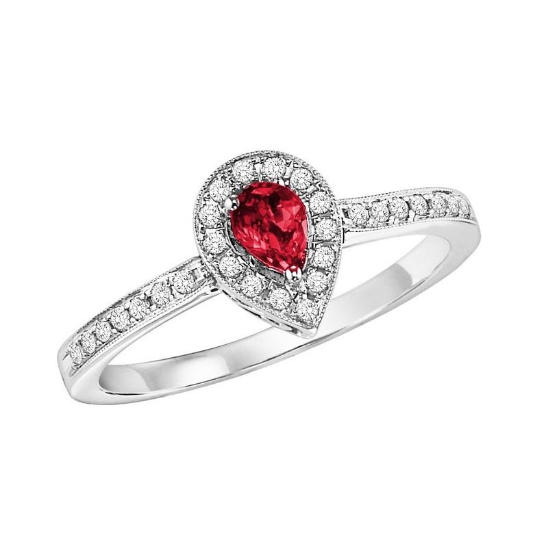 14kw color ens halo prong ruby ring 1/6ct, rg71824-4wc