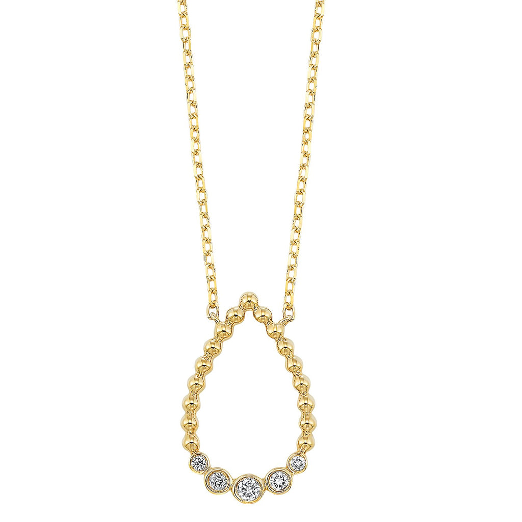 14K Diamond Necklace 1/8 ctw, Fernbaugh's, NK10108-4YC