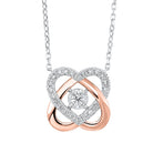 14KT Two-Tone Diamond Necklace 1/3ctw, Fernbaugh's Jewelers, NK10170-4WPC