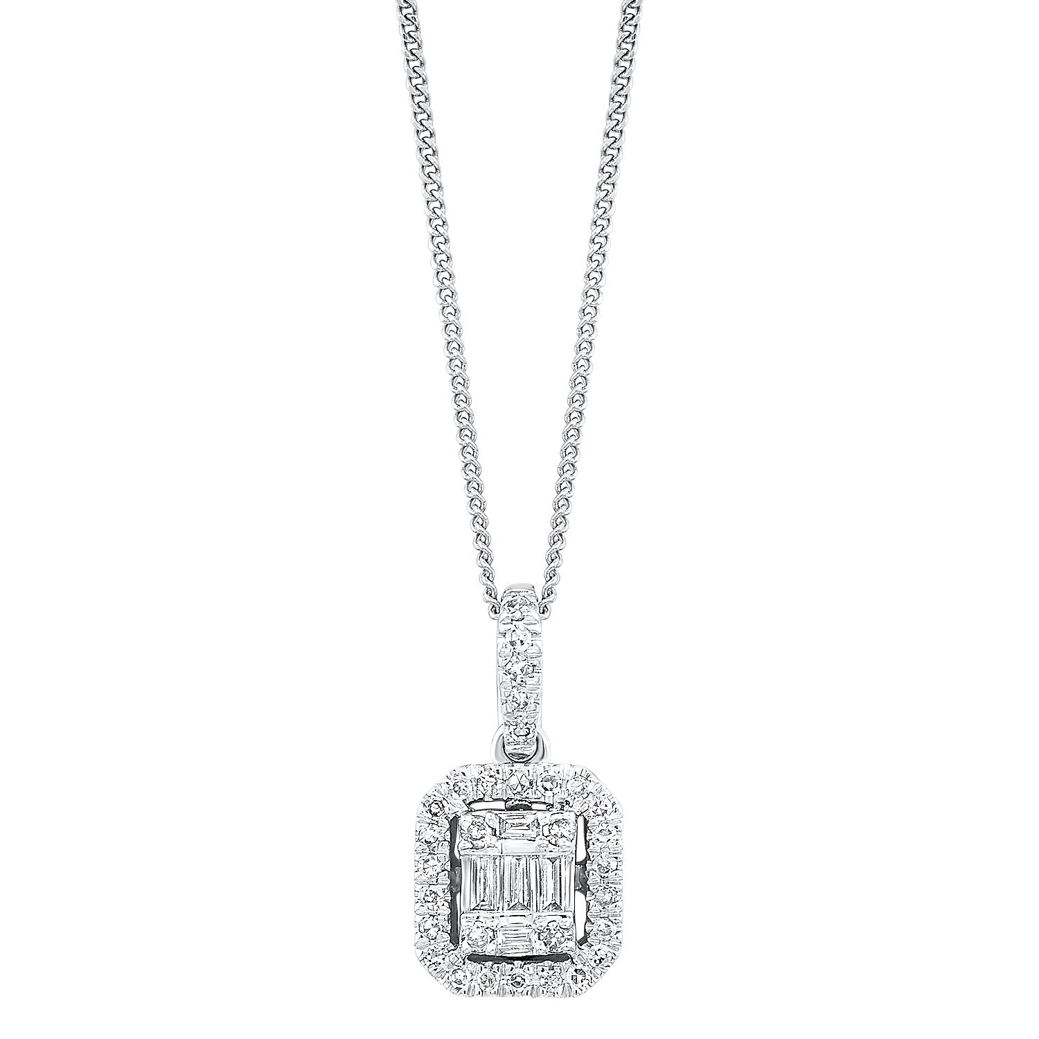 14K Diamond Pendant 1/2ctw, Fernbaugh's Jewelers, PD10218-4WC