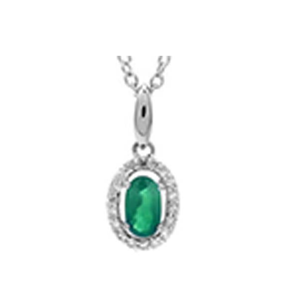 10kw color ens prong emerald necklace 1/250ct, fr1229-4yd