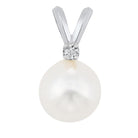 14kw cultured pearl necklace 1/30ct, fp4023-1wde