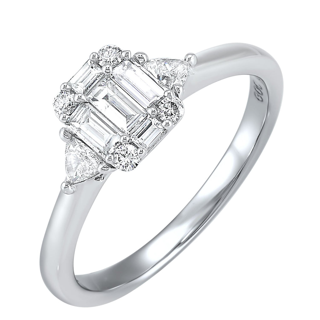 14K Diamond Ring 1/2 ctw, Fernbaugh's, RG10597-4WB