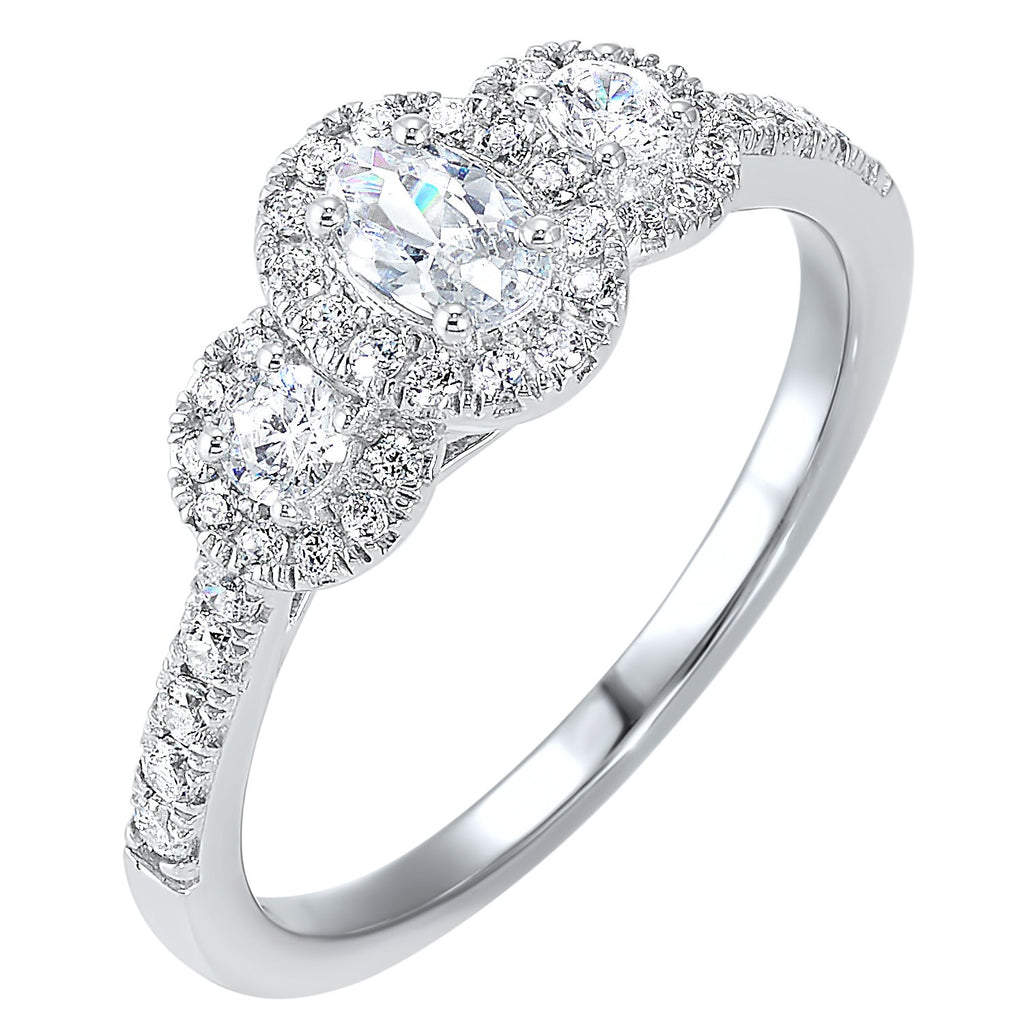 14K Diamond Ring 3/4 ctw, Fernbaugh's, RG10621-4WC