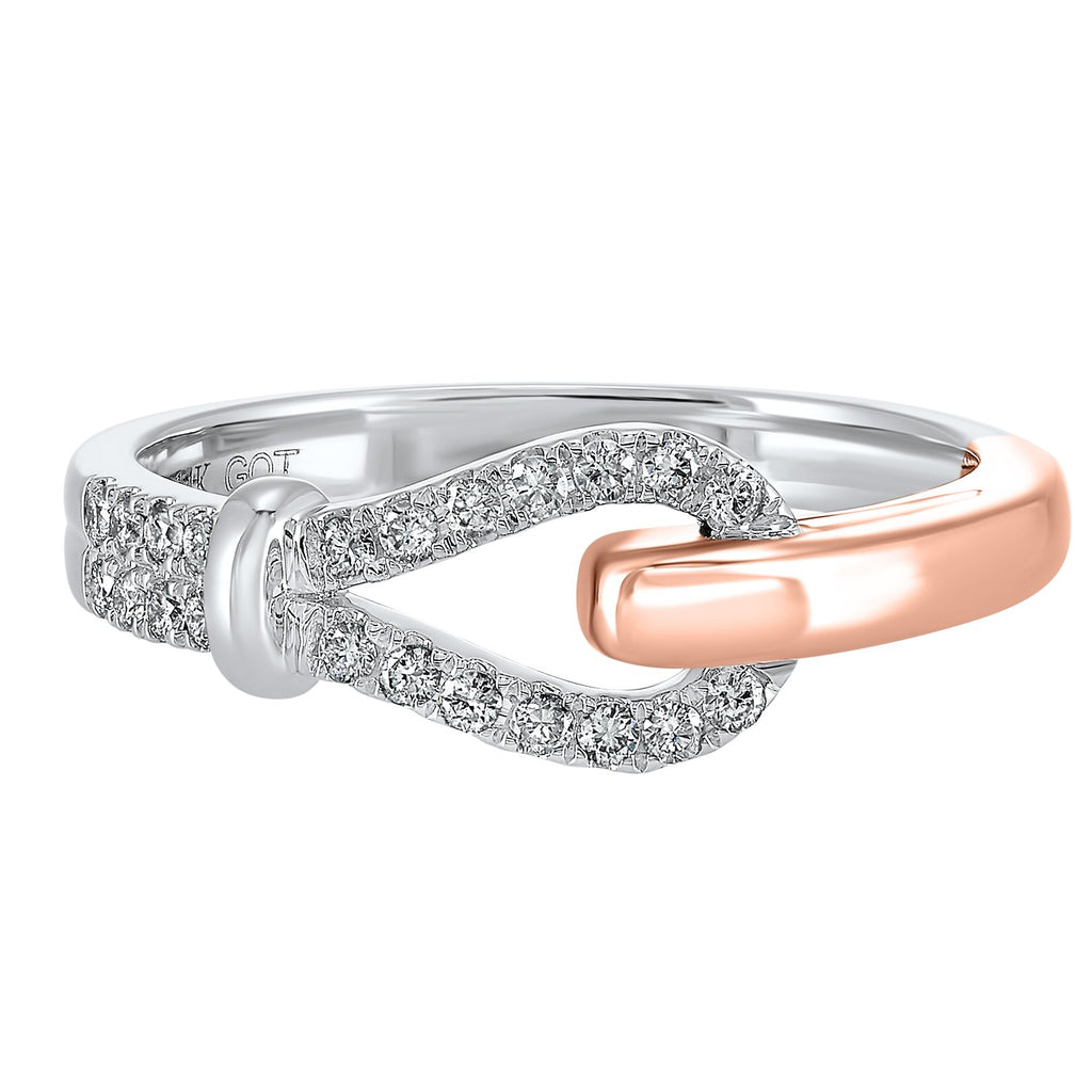 14KT Two-Tone Diamond Ring 1/5 ctw, Fernbaugh's Jewelers, RG10894-4WPC