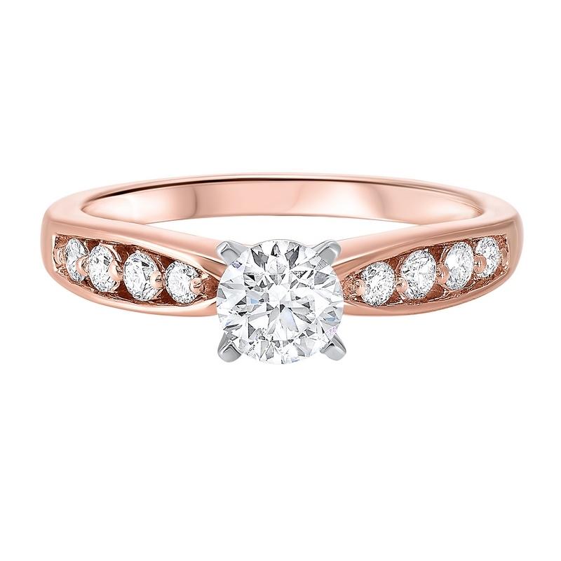 14kr prong bridal diamond ring 7/8ct, ejr1006-4wc