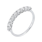 14kw 9 stone shared prong diamond band 3/4ct, fp4066-4wcr