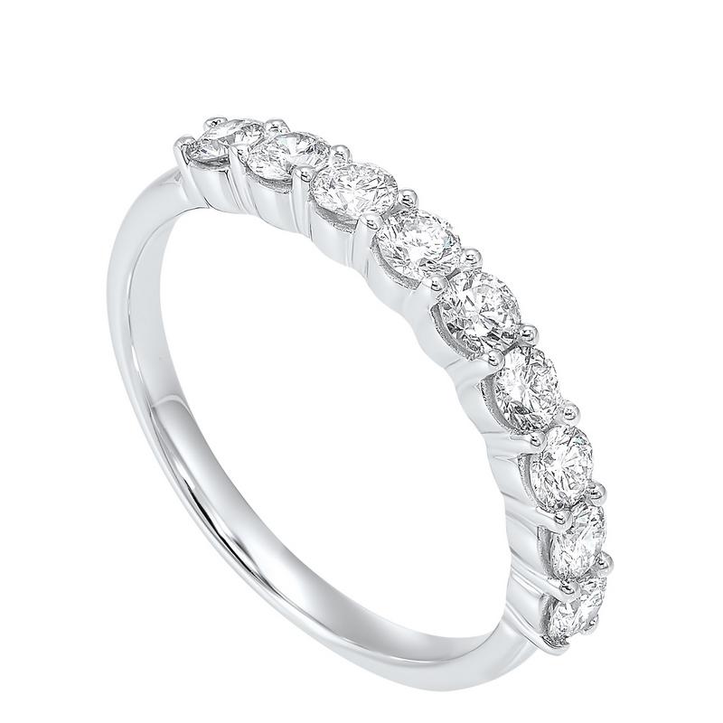 14kw 9 stone shared prong diamond band 3/4ct, hdr1025-4wce