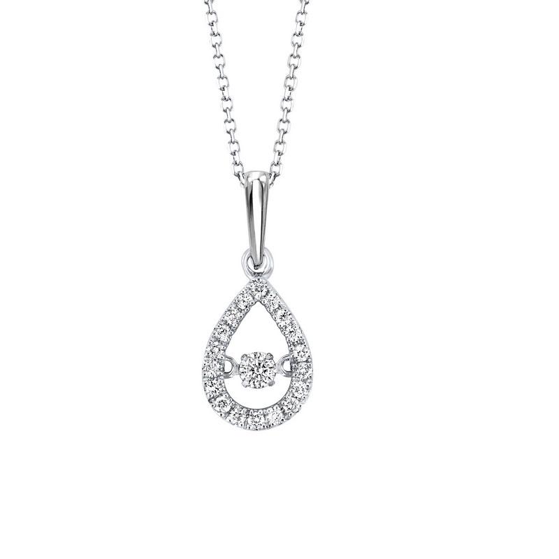 10kw rol prong diamond necklace 1/5ct, rg10057-4yd