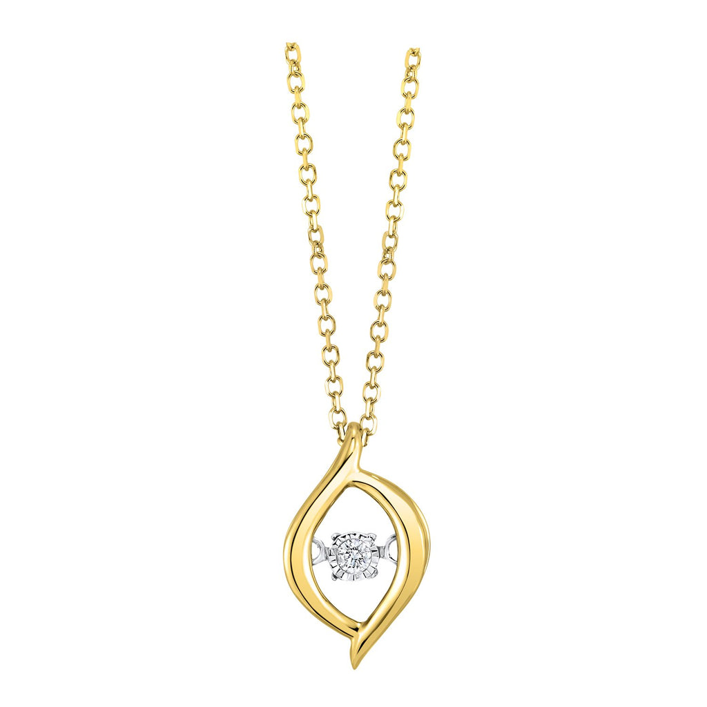 Gold Diamond ROL Pendant, Fernbaugh's, ROL1227-1YC