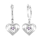 SS Diamond ROL-Birthst Heart Basics Earring, Fernbaugh's Jewelers, ROL2165SY