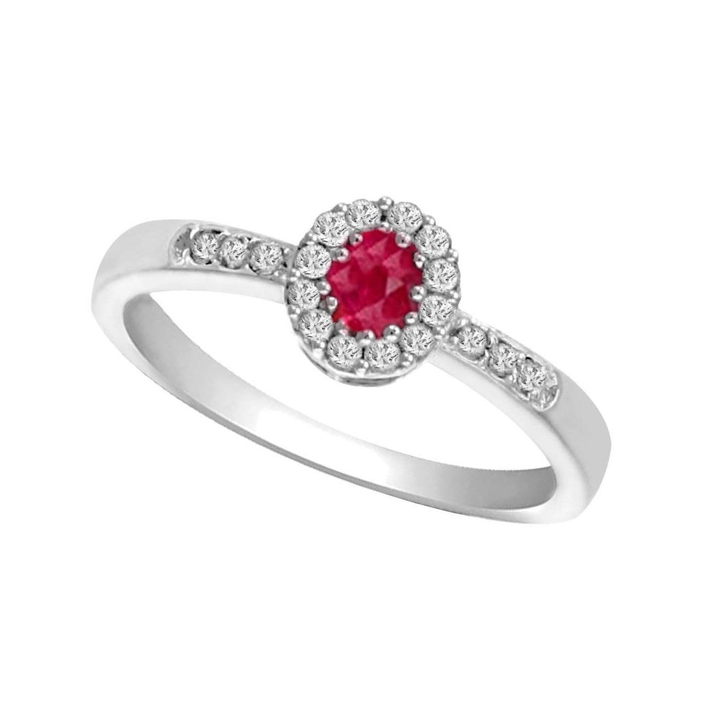 14kw color ens halo prong ruby ring 1/6ct, rg68796-4wc