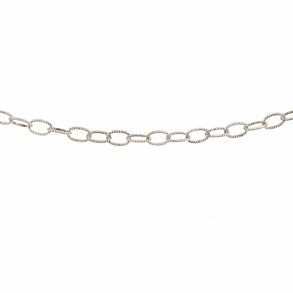Custom Sterling Silver Rolo Chain By The Inch for Bracelets and