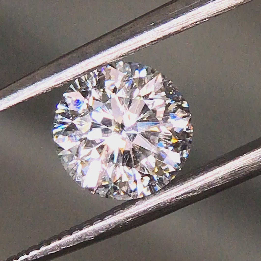 video of 1.49 CT SallyK Multi-Faceted Round Loose Diamond