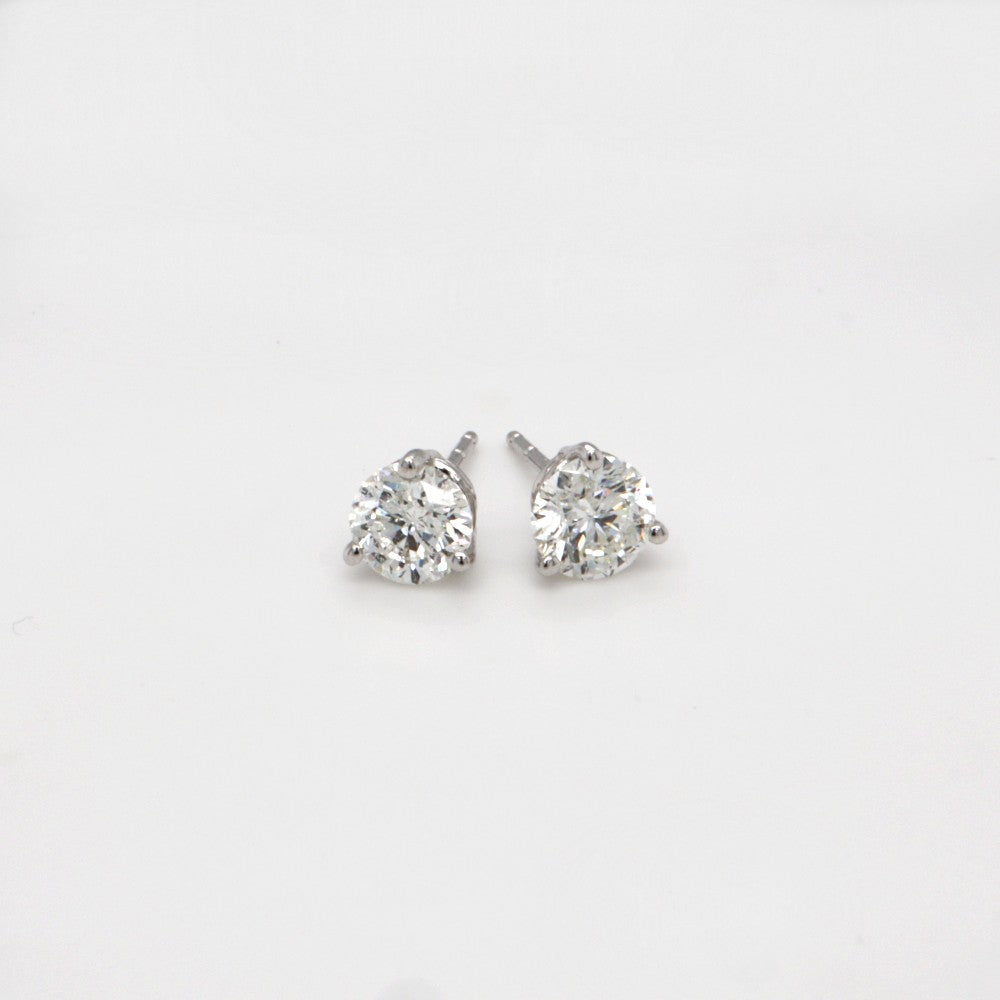 1CTW SallyK Diamond stud earrings